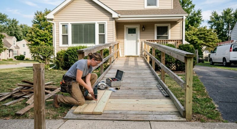 Handicap Ramp Repair in Denver County, CO