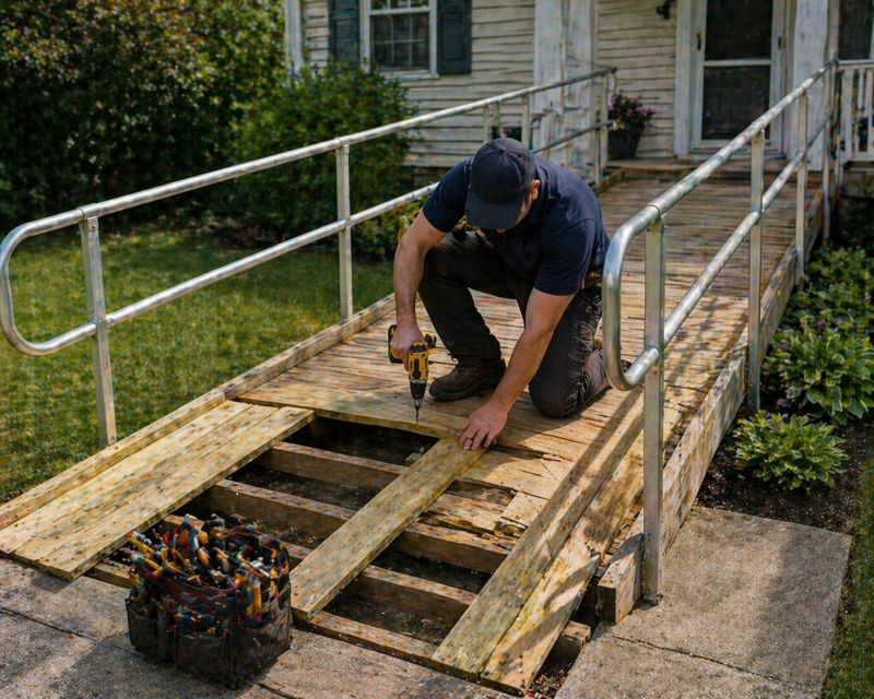 Wood Ramp Repair in Conroe, TX